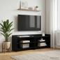 Preview: ARDEBO.de - TV-Schränk 135 x 33 x 47 cm Schwarze Eiche Holzwerkstoff