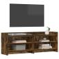 Preview: TV-Schränk 135 x 33 x 47 cm Geräucherte Eiche Holzwerkstoff