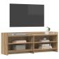 Preview: TV-Schränk 135 x 33 x 47 cm Artisan-Eiche Holzwerkstoff