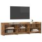 Preview: TV-Schränk 168 x 33 x 47 cm Altholz Holzwerkstoff