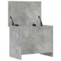Preview: Aufbewahrungstruhe Betongrau 60 x 40 x 50 cm Holzwerkstoff