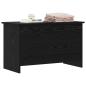 Preview: Aufbewahrungstruhe Schwarze Eiche 80 x 40 x 50 cm Holzwerkstoff