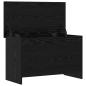Preview: Aufbewahrungstruhe Schwarze Eiche 80 x 40 x 50 cm Holzwerkstoff