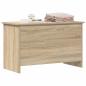 Preview: Aufbewahrungstruhe Sonoma-Eiche 80 x 40 x 50 cm Holzwerkstoff