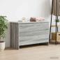 Preview: ARDEBO.de - Aufbewahrungstruhe Grau Sonoma 80 x 40 x 50 cm Holzwerkstoff