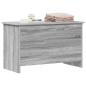 Preview: Aufbewahrungstruhe Grau Sonoma 80 x 40 x 50 cm Holzwerkstoff