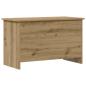 Preview: Aufbewahrungstruhe Artisan-Eiche 80 x 40 x 50 cm Holzwerkstoff