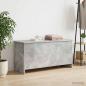 Preview: Aufbewahrungstruhe Betongrau 100 x 40 x 50 cm Holzwerkstoff