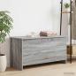 Preview: Aufbewahrungstruhe Grau Sonoma 100 x 40 x 50 cm Holzwerkstoff