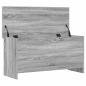 Preview: Aufbewahrungstruhe Grau Sonoma 100 x 40 x 50 cm Holzwerkstoff