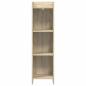 Preview: Bücherregal Sonoma-Eiche 30 x 30 x 111 cm Holzwerkstoff