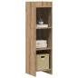 Preview: B?cherregal 3 Ebenen 30 x 30 x 111 cm Holzwerkstoff