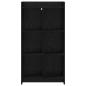 Preview: B?cherregal Schwarze Eiche 59 x 30 x 111 cm Holzwerkstoff