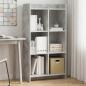 Preview: ARDEBO.de - Bücherregal Beton Grau 59 x 30 x 111 cm Holzwerkstoff