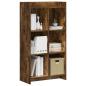 Preview: Bücherregal Geräucherte Eiche 59 x 30 x 111 cm Holzwerkstoff