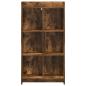 Preview: Bücherregal Geräucherte Eiche 59 x 30 x 111 cm Holzwerkstoff