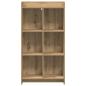 Preview: B?cherregal 6 Ebenen 59 x 30 x 111 cm Holzwerkstoff