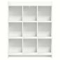 Preview: Bücherregal Weiß 87,5 x 30 x 111 cm Holzwerkstoff