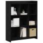 Preview: B?cherregal Schwarze Eiche 87,5 x 30 x 111 cm Holzwerkstoff