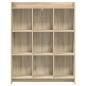 Preview: Bücherregal Sonoma-Eiche 87,5 x 30 x 111 cm Holzwerkstoff