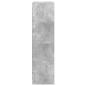 Preview: Bücherregal Beton Grau 87,5 x 30 x 111 cm Holzwerkstoff