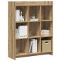 Preview: B?cherregal 9 Ebenen 87,5 x 30 x 111 cm Holzwerkstoff