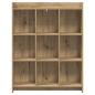 Preview: B?cherregal 9 Ebenen 87,5 x 30 x 111 cm Holzwerkstoff