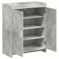 Preview: Schuhschrank mit Tür Betongrau 73,5 x 36 x 92 cm Holzwerkstoff