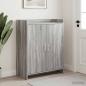 Preview: ARDEBO.de - Schuhschrank Grau Sonoma 73,5 x 36 x 92 cm Holzwerkstoff