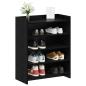 Preview: Schuhschrank Schwarze Eiche 73,5 x 36 x 92 cm Holzwerkstoff