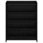 Preview: Schuhschrank Schwarze Eiche 73,5 x 36 x 92 cm Holzwerkstoff