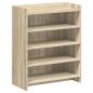 Preview: Schuhschrank Sonoma-Eiche 73,5 x 36 x 92 cm Holzwerkstoff