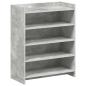 Preview: Schuhschrank Betongrau 73,5 x 36 x 92 cm Holzwerkstoff