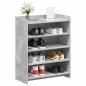 Preview: Schuhschrank Betongrau 73,5 x 36 x 92 cm Holzwerkstoff