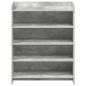 Preview: Schuhschrank Betongrau 73,5 x 36 x 92 cm Holzwerkstoff