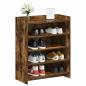 Preview: Schuhschrank Geräucherte Eiche 73,5 x 36 x 92 cm Holzwerkstoff