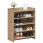 Preview: Schuhschrank 73,5 x 36 x 92 cm Holzwerkstoff Artisan-Eiche