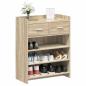 Preview: Schuhschrank 73,5 x 36 x 92 cm Holzwerkstoff Sonoma-Eiche