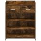 Preview: Schuhschrank 73,5 x 36 x 92 cm Holzwerkstoff Räuchereiche