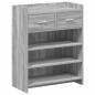 Preview: Schuhschrank 73,5 x 36 x 92 cm Holzwerkstoff Sonoma-Grau