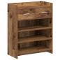 Preview: Schuhschrank 73,5 x 36 x 92 cm Holzwerkstoff Altholz
