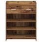 Preview: Schuhschrank 73,5 x 36 x 92 cm Holzwerkstoff Altholz