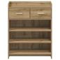 Preview: Schuhschrank 73,5 x 36 x 92 cm Holzwerkstoff Artisan-Eiche