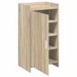 Preview: Schuhschrank mit Tür Sonoma-Eiche 48 x 36 x 92 cm Holzwerkstoff