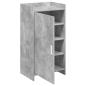 Preview: Schuhschrank mit Tür Betongrau 48 x 36 x 92 cm Holzwerkstoff