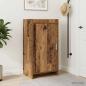 Preview: ARDEBO.de - Schuhschrank mit Speicher Altholz 48 x 36 x 92 cm Holzwerkstoff