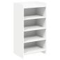 Preview: Schuhschrank mit Speicher Weiß 48 x 36 x 92 cm Holzwerkstoff