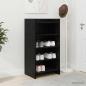 Preview: ARDEBO.de - Schuhschrank Schwarze Eiche 48 x 36 x 92 cm Holzwerkstoff