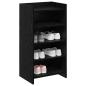 Preview: Schuhschrank Schwarze Eiche 48 x 36 x 92 cm Holzwerkstoff