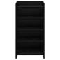Preview: Schuhschrank Schwarze Eiche 48 x 36 x 92 cm Holzwerkstoff